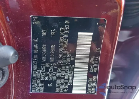 2018 Toyota Highlander Le z USA, uszkodzony, nr VIN 5TDBZRFH3JS914922